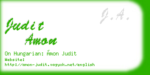judit amon business card